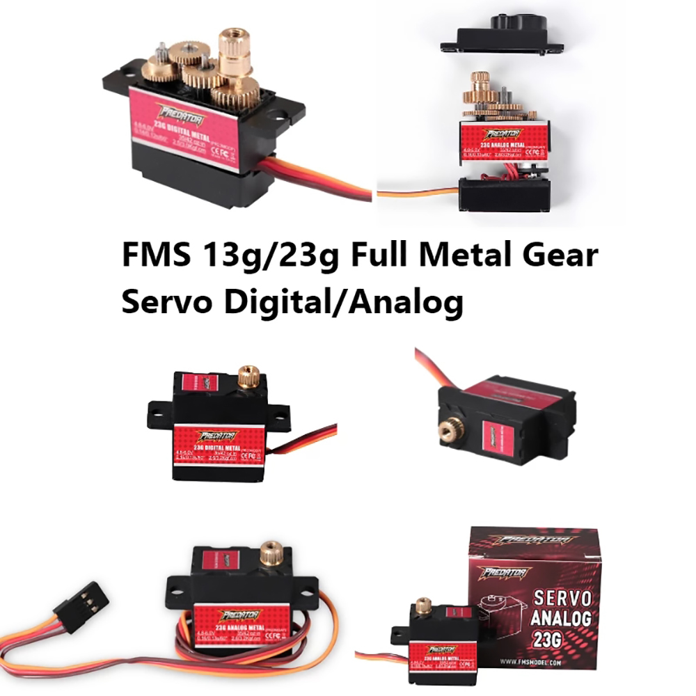FMS Servo 9g 17g 25g 13g 23g P - Drone Avion Rc reseña y precio