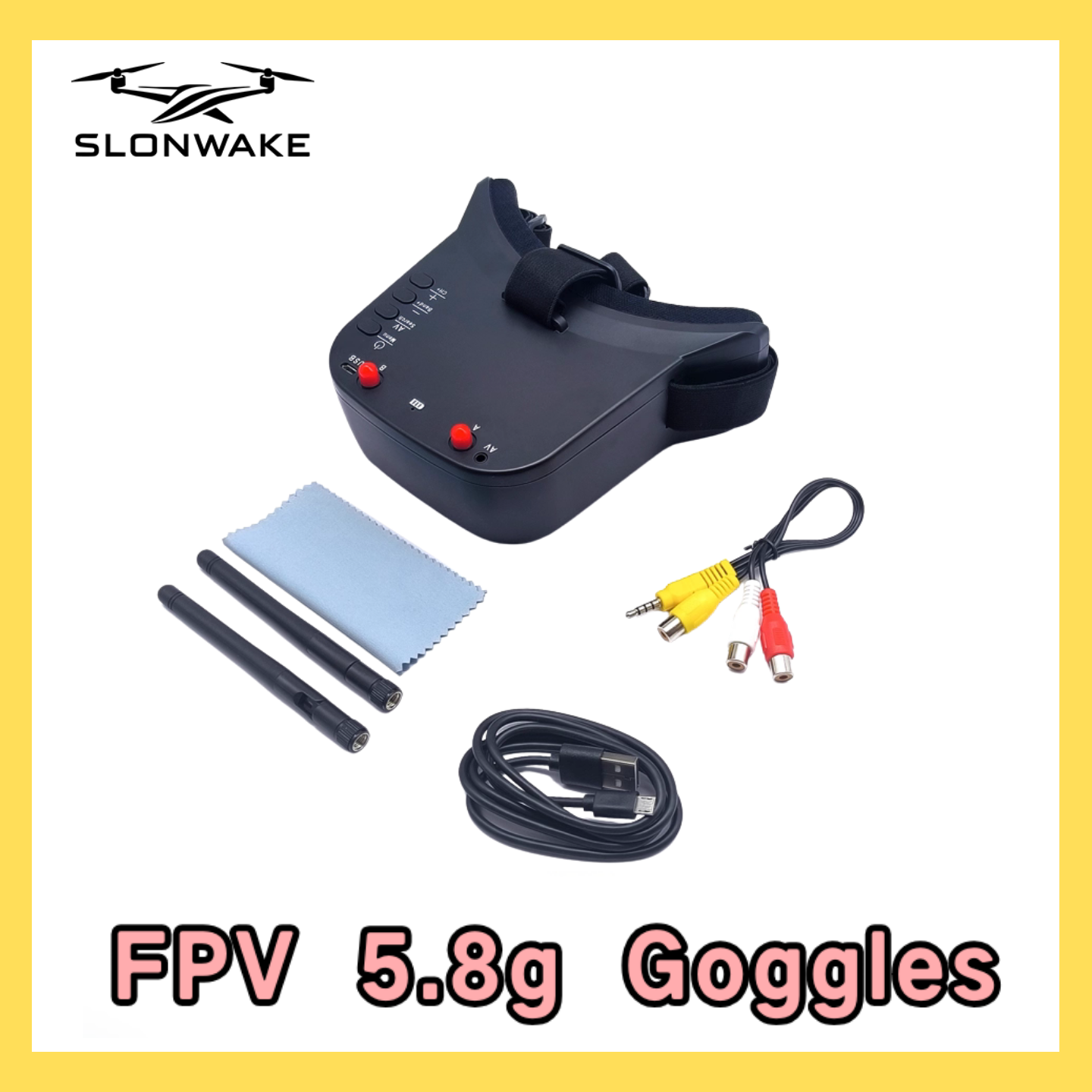 SLONWAKE 5.8G 48CH FPV 400mw V - Drone Rc Airplane reseña y precio