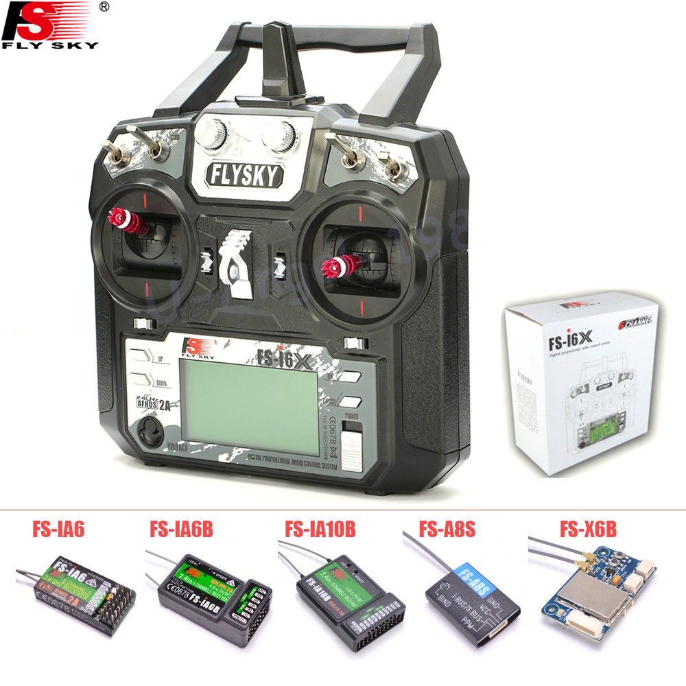 FLYSKY FS-i6X FS i6X 10CH 2.4G - Drone Rc Transmitter And Receiver reseña y precio