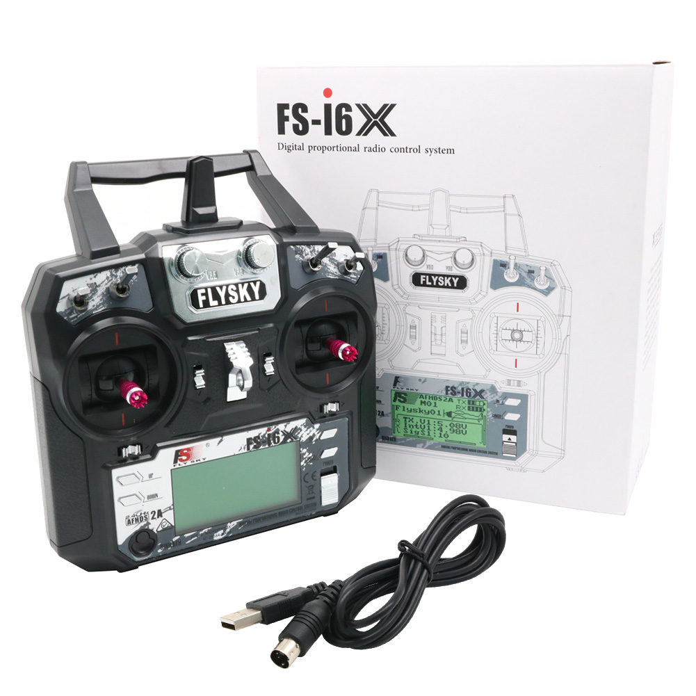 FLYSKY FS-i6X FS i6X 10CH 2.4G - Drone Rc Transmitter And Receiver reseña y precio