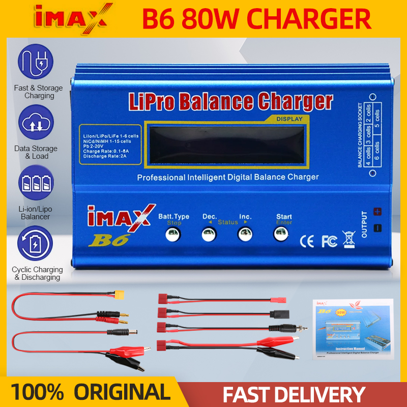 iMAX B6 80W Battery Charger Li - Rc Drift Car Kit reseña y precio