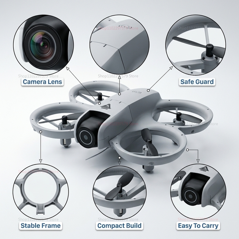 2026 Mini RC Drone with 8K HD  - Drone Rc Flight Controller reseña y precio