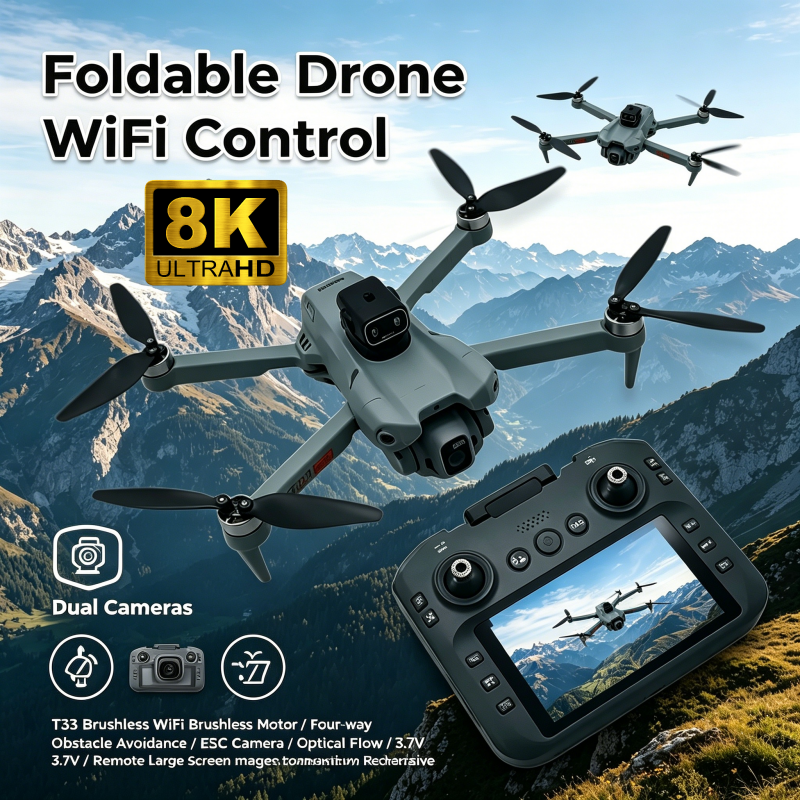 2026 New T33 RC Drone 8K Camer - Drone Gps Rc Tt36 reseña y precio
