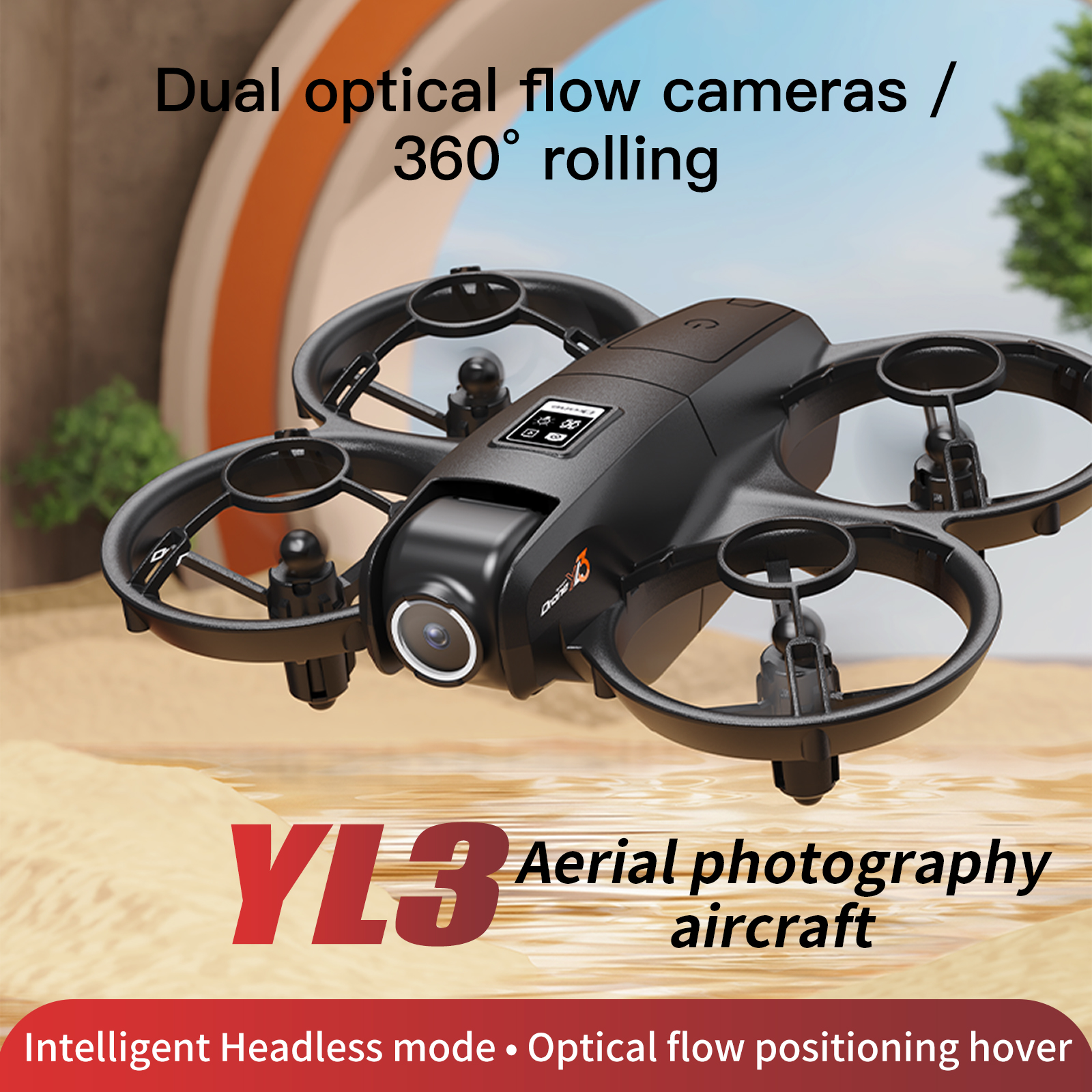 Optical Flow YT YL3 Mini Drone - Drone E88Pro Rc 4K reseña y precio