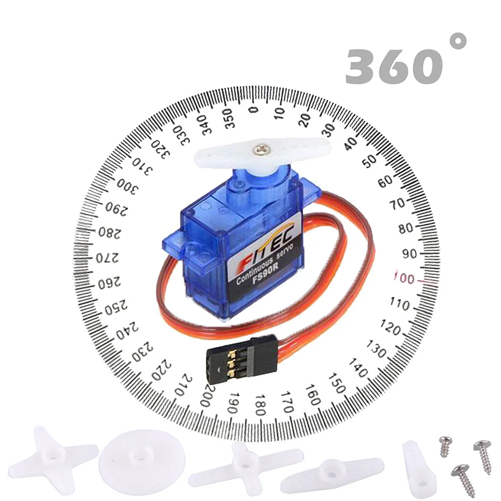 4Sets Feetech FS90R Servo 360  - Drone Rc Jet reseña y precio