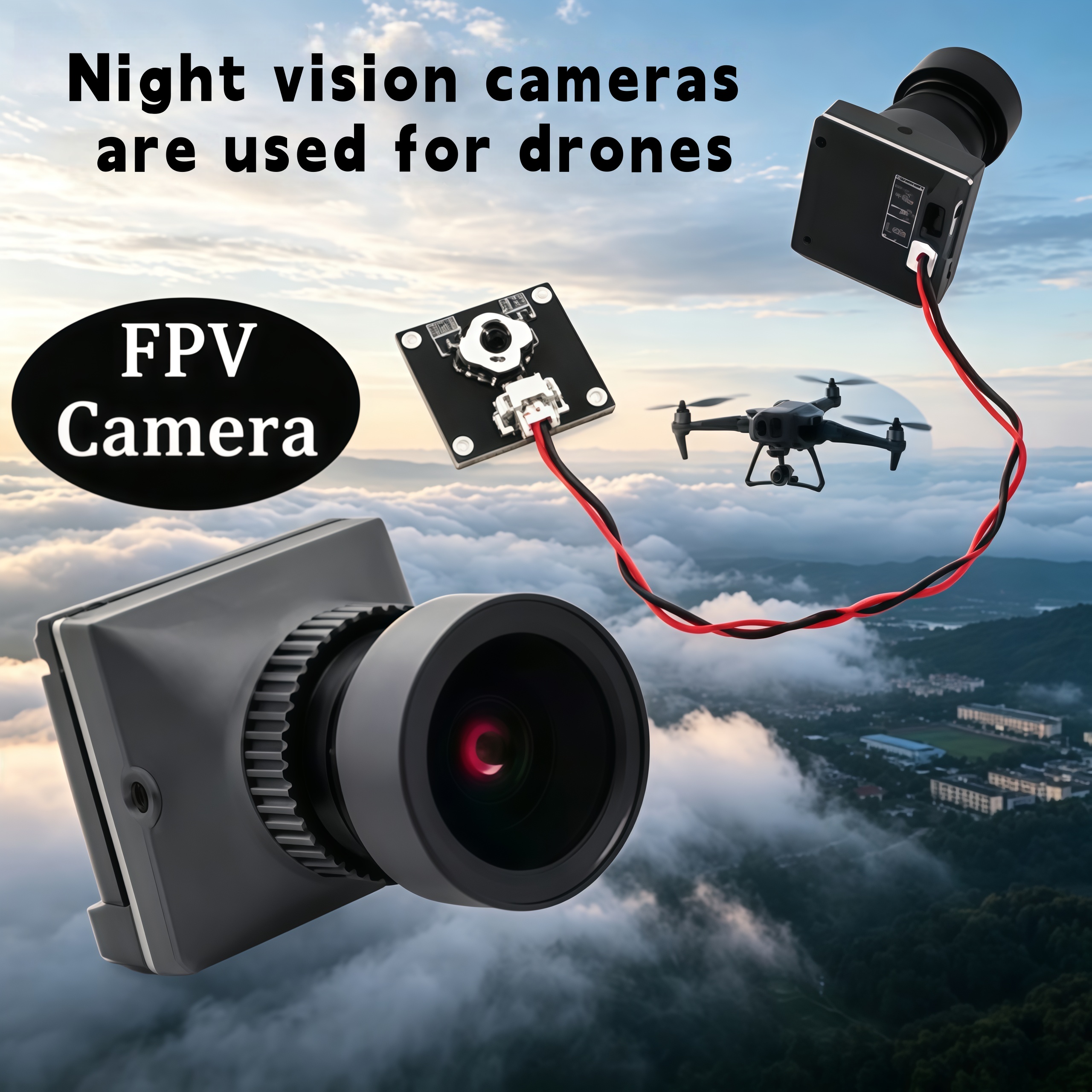 1500TVL HD CADDX Snail FPV Cam - Rc Drone Uav reseña y precio