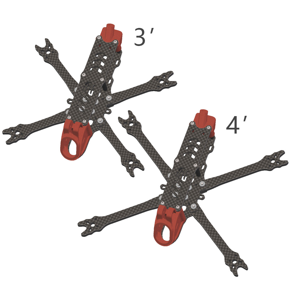 AlfaRC Mikro 140/175 3/4inch L - Quadcopter Frame reseña y precio