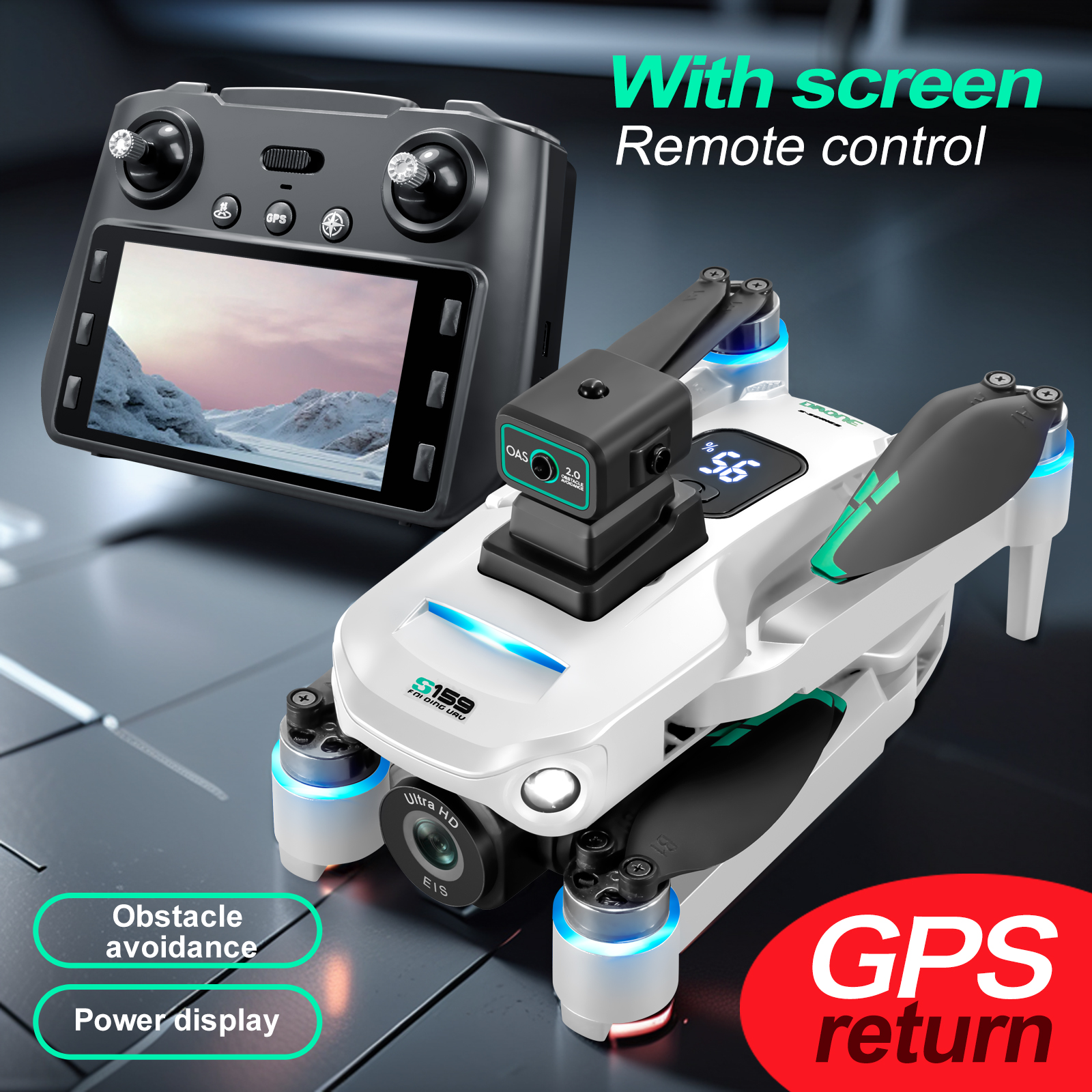 S159 GPS Drone 4K Profesional  - Drone Gps Rc Tt36 reseña y precio