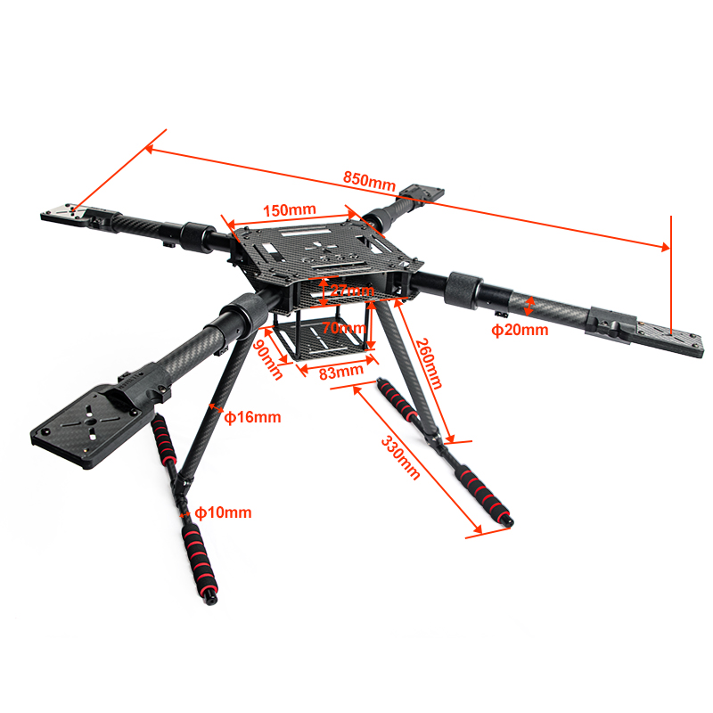 Carbon Fiber Folding Drone Fra - Carbon Fiber Drone Arm reseña y precio