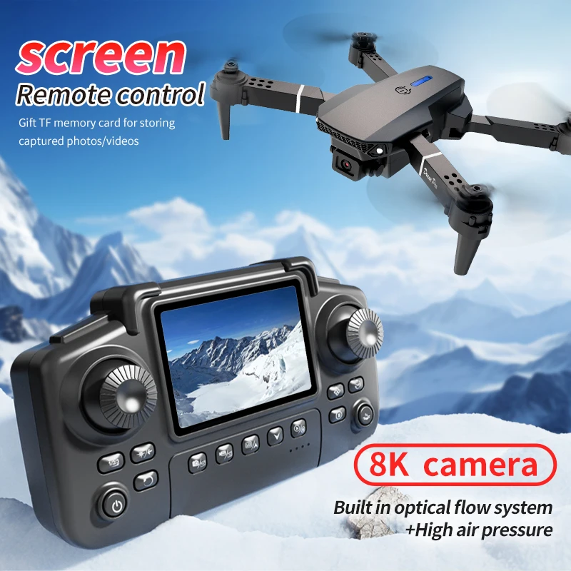 E88 PRO Drone with screen 4K H - Drone E88Pro Rc 4K reseña y precio